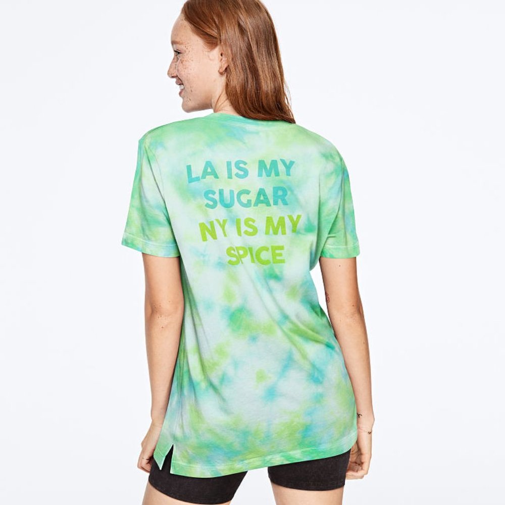 VICTORIA'S SECRET PINK CAMPUS SHORT SLEEVE TEE
